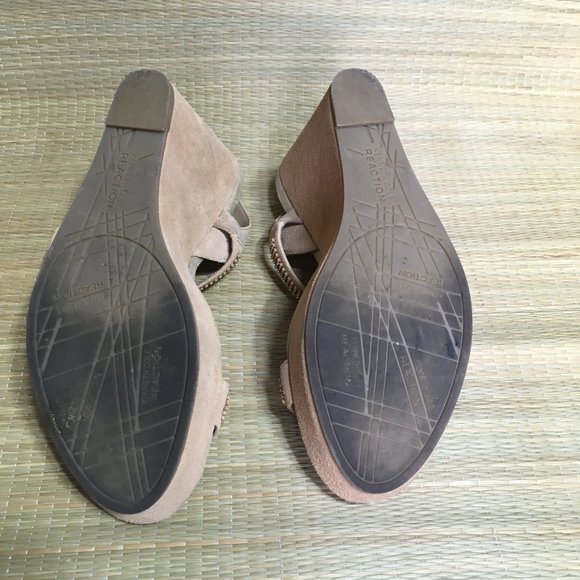 Kenneth Cole Suede Platform Wedge - size 10 - Picture 10 of 12